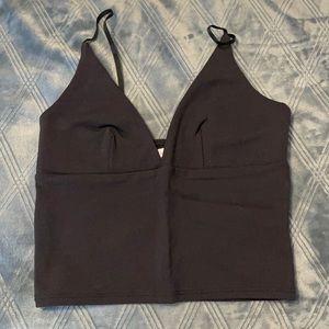 Flynn Skye black crop top
